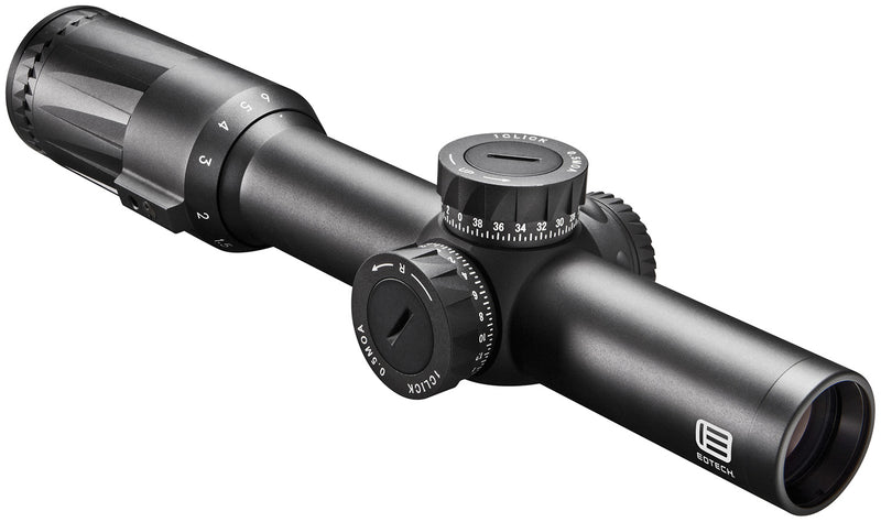 Eotech VDU16FFSR3G Vudu FFP Black Hardcoat Anodized 1-6x 24mm 30mm Tube Illuminated Green SR3-MOA Reticle Features Throw Lever-Optics Force