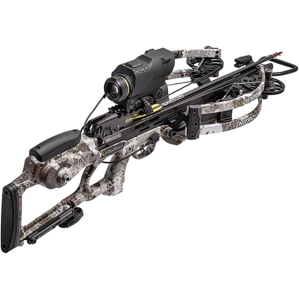 TenPoint Nitro 505 Xero Crossbow, Veil Alpine - 505 FPS - Equipped with Garmin Xero X1i Rangefinding Scope + ACUslide Cocking & De-Cocking System - Reverse-Draw Design-Optics Force