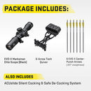 TenPoint Nitro 505 Crossbow, Moss Green - 505 FPS - Equipped with 100-Yard EVO-X Marksman Elite Scope + ACUslide Cocking & De-Cocking System - Reverse-Draw Design-Optics Force