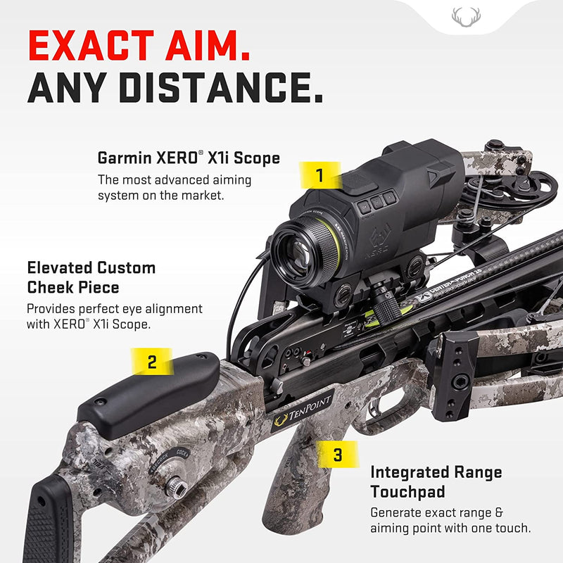 TenPoint Havoc RS440 Xero Crossbow - 440 FPS - Reverse-Draw Design Creates Fastest Compact Crossbow-Optics Force