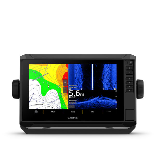 Garmin ECHOMAP™ UHD2 93sv with GT56UHD-TM Transducer and Garmin Navionics+ U.S. Inland Mapping - Fishfinder Chartplotter-Optics Force