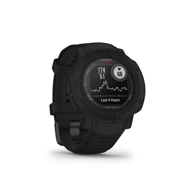 Garmin Instinct 2 Solar, Tactical Edition - Black Outdoor Watch Tactical-Optics Force